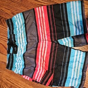 Kanu Surf striped board shorts .Small